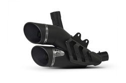 ZDU129S00SSRE5-B ZARD RACING BLACK STEEL EXHAUST SLIP-ON E5 (DVL 1260)