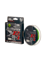Плетеный шнур для рыбалки TauMANN Sonar X12+1 PE 150m #0.6 (0.12mm) Light Green