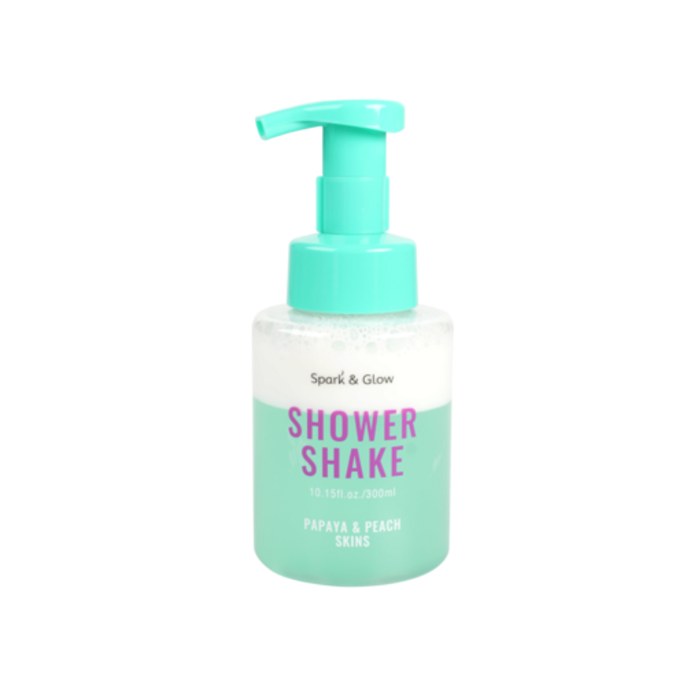 Spark&Glow Гель-шейк для душа с ароматом папайи и персика - Shower shake papaya&peach skins, 300мл