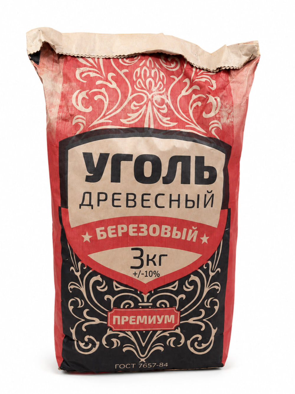 Уголь для мангала БЕРЕЗОВЫЙ 3 кг (15 л)