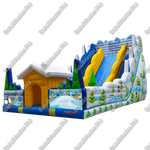 Детский надувной батут-горка "Весёлая горка" 15*7*9 м