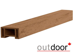 Перила ДПК Outdoor 90*45*3000 мм. STORM дуб