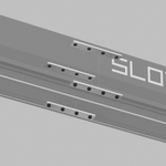 TR2018-AL Комплект прямых соединителей трека SLOTT, алюминий