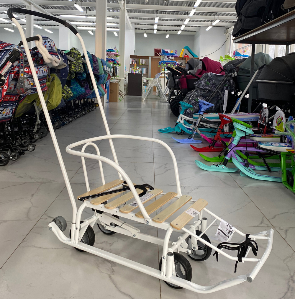 Санки детские «Тимка 5 универсал» белый (арт. Т5У/Б)