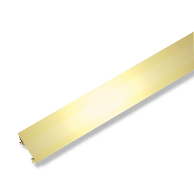 Вставка для реечного потолка Cesal 25х3000 мм. Золото люкс А09