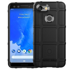 Чехол на Google Pixel 3 цвет Black (черный), серия Armor от Caseport