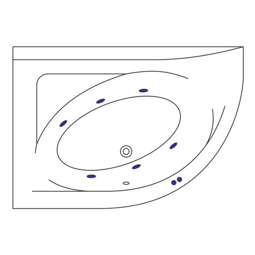 Акриловая ванна Excellent Aquarella L Soft 1700x1100 WAEX.ARL17.SOFT