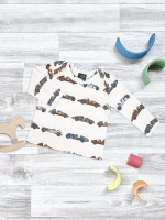 Футболка с длинным рукавом Mjölk Retro Cars