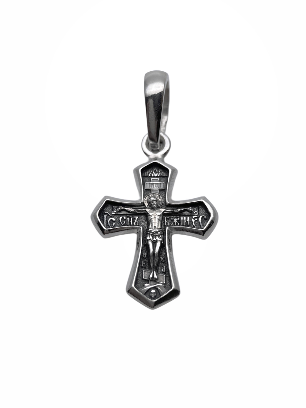 Крест из серебра/Чернение