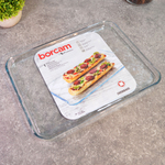 Форма-противень жаропрочная рифленая 1,1л, h20мм, 334*244мм "Borcam"