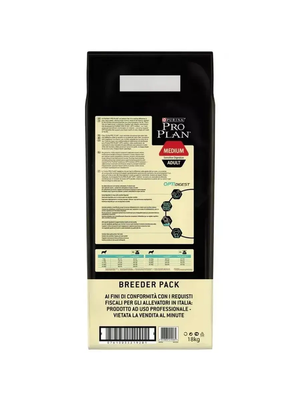 Purina PRO PLAN OPTIDIGEST Medium Adult 18 кг. (Пурина ПРО ПЛАН) ягненок