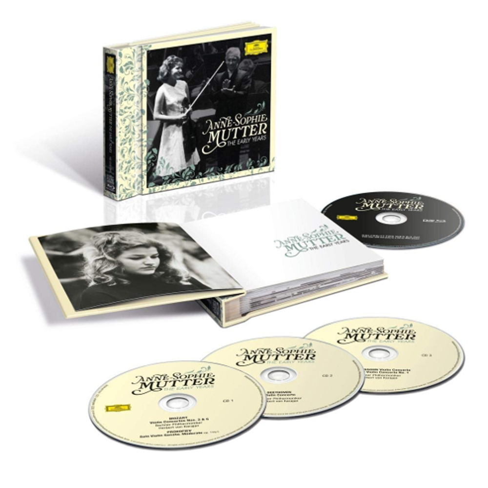 Anne-Sophie Mutter, Berlin Philharmonic, Herbert von Karajan / The Early Years (3CD+Blu-ray)