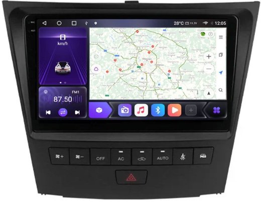 Магнитола для Lexus GS III 2005-2012 - Carmedia OL-9564 QLed+2K, Android 12, TS10, CarPlay, 4G SIM-слот