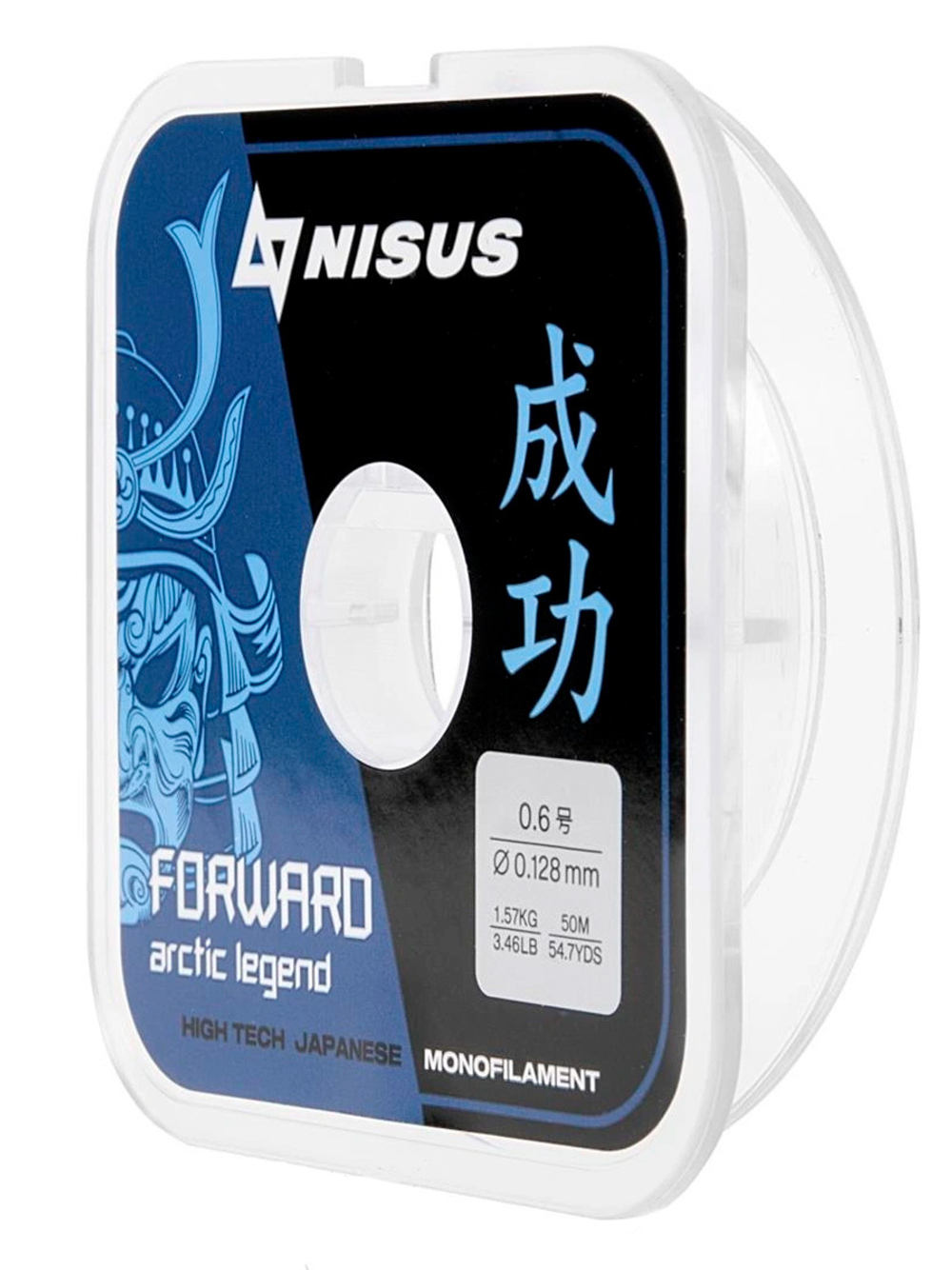 Леска для рыбалки Nisus FORWARD ARCTIC LEGEND Nylon Transparent 0,286mm/50m (N-FAG-0.286-50)