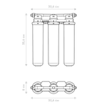 Фильтр для воды БАРЬЕР ЭКСПЕРТ СЛИМ Жесткость (без крана)