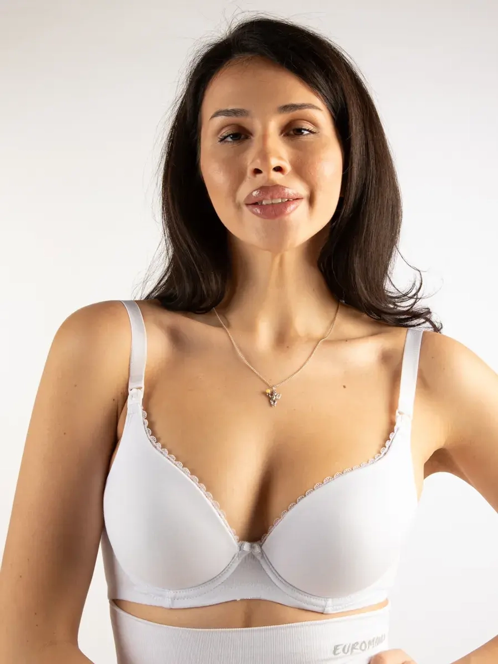 Бюстгальтер для кормления "Элизе" белый
