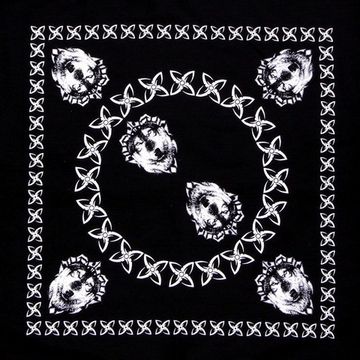 Бандана Волк добрый в тату короне