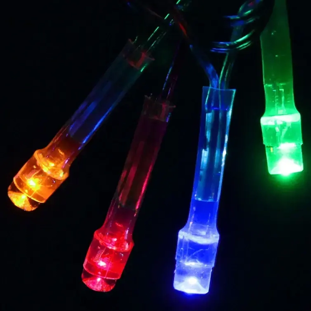 Гирлянда для дома с USB-зарядкой 5м 50 ламп LED, прозрач.провод, IP-20, Мультицвет