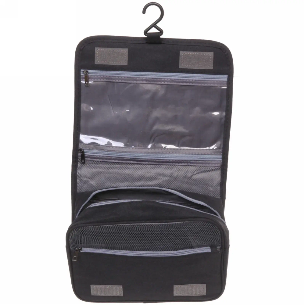 Косметичка - органайзер «Classic», цвет черный, в склад. виде 20*24*9, в расклад. виде 42*24*9см (несессер)