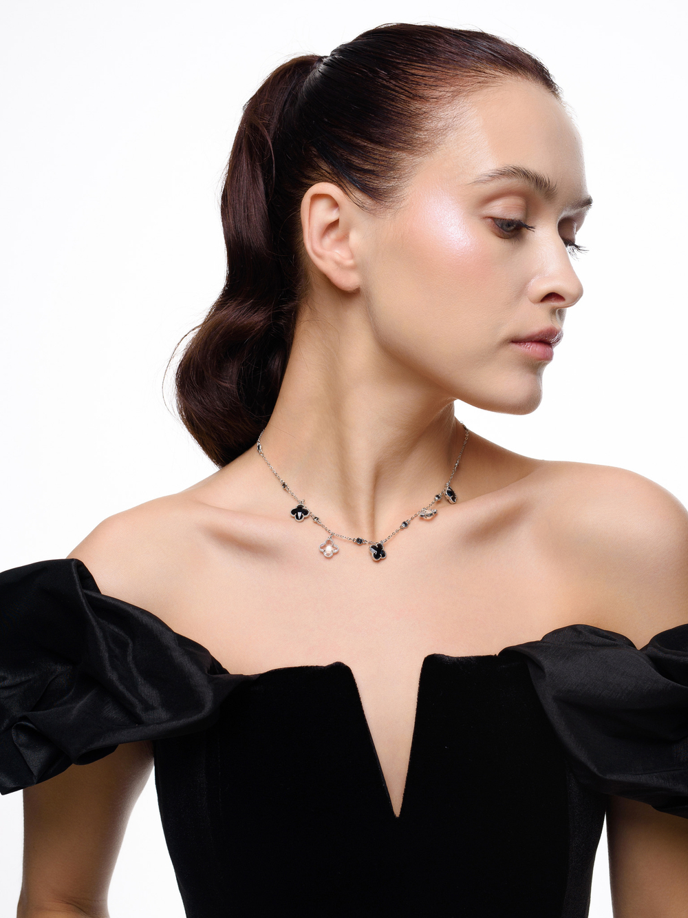 Колье "Night Waltz" Silver