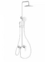 Душевая система с техническим душем WONZON & WOGHAND, Белый матовый (WW-A30874-MW)