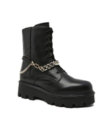 Кожаные ботильоны TWINSET - черный(222TCT100)