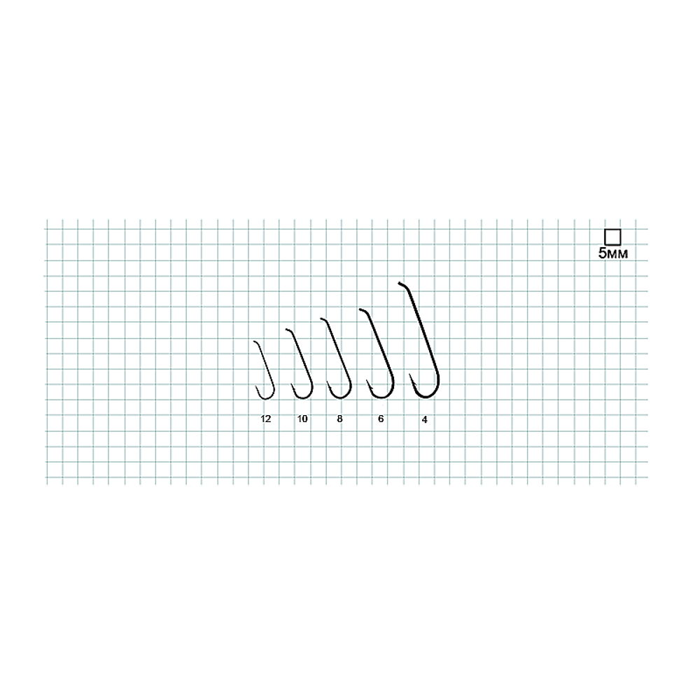 Крючок Hayabusa FLY753 №6,12