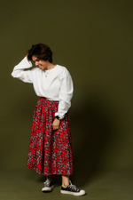 Лонгслив "Зое" в рубчик, айвори