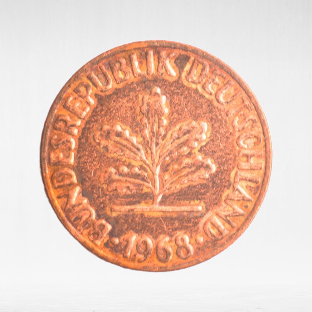 Germany, 1 Pfennig, 1968, (Hamburg Mint - "J"), VF