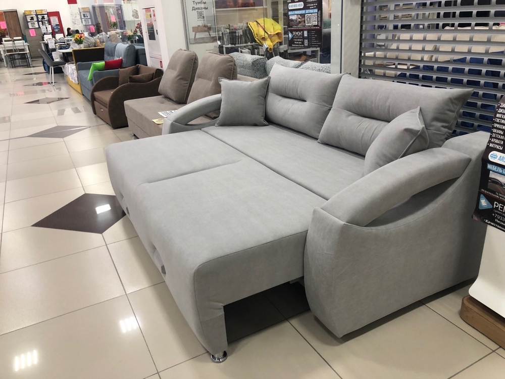 Акция!!! Диван Бэст НПБ с коробом габариты 230*100 спальное 150*190