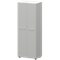 Шкаф для одежды KZS-46(Б) Белый 598x380x1595 Кортез