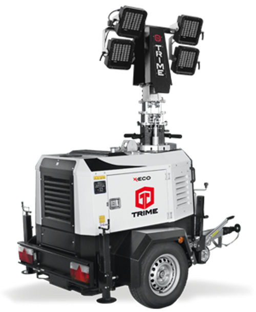 Мобильная мачта освещения TRIME X-ECO 4X160W 48V LED (9м) светодиодная