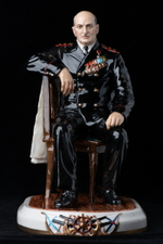 Статуэтка. Фарфор. Солдат. Джанелидзе Иустин Ивлианович - Русский флотоводец. Россия