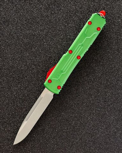 Автоматический складной нож SteelBro Ultratech Bounty Hunter S/E Standart Stonewash VG10 121-10BH (светло-зеленый)