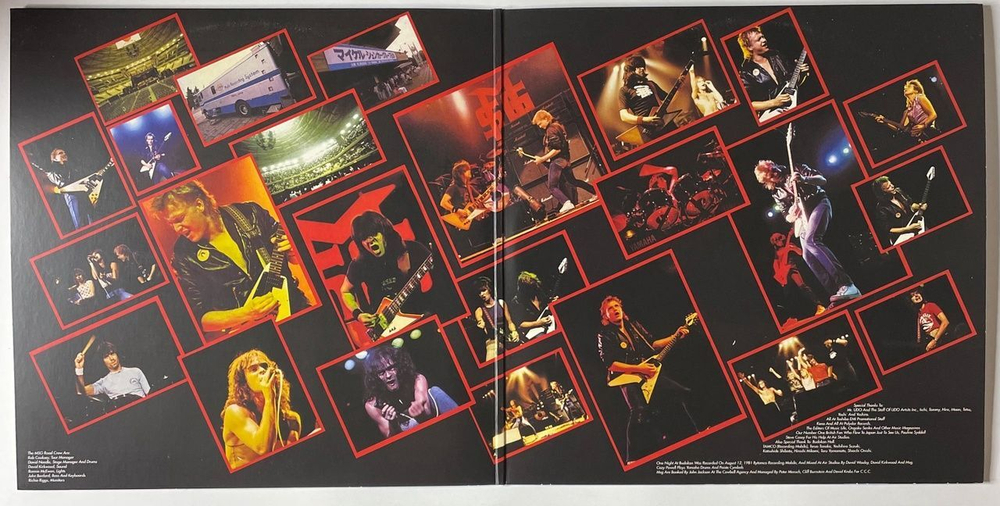 Винтажная виниловая пластинка LP The Michael Schenker Group One Night At Budokan (UK 2010) (Blue Vinyl)