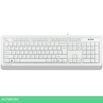 Клавиатура A4Tech Fstyler белый/серый (FK10)