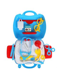 Игровой набор доктора,19 предметов, в чемодан (B1697430-R1)