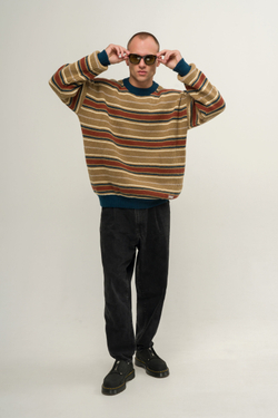 Свитер KUL'TURA "STRIPES" Бежевый