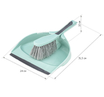 Щетка-сметка с совком ДУЭТ прорезиненная рукоятка М5176