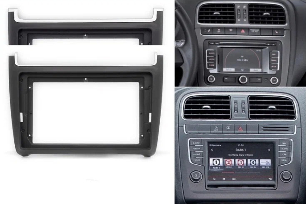 Магнитола для Volkswagen Polo 5 2009-2020 (рамка черная матовая) - Teyes CC4-PRO монитор 13" 2K QLED на Android 13, Snapdragon 778G, ИИ, CarPlay, DSP, 4G SIM-слот