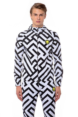 Куртка теннисная Hydrogen Tech Labyrinth Jacket - white/black