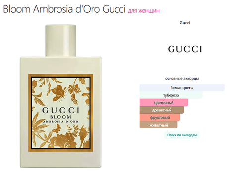 Bloom Ambrosia d'Oro Gucci 100ml (duty free парфюмерия)