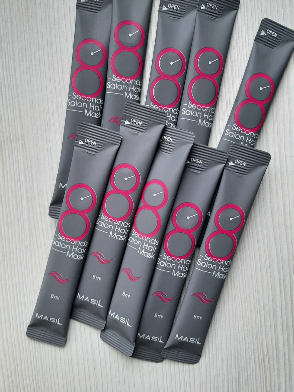 Набор маска для быстрого восстановления волос Masil 8 Seconds Salon Hair Mask, 8мл- 10 шт