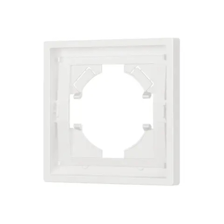 Рамка пластиковая FRM-TENDO-SFPL-1-WH (Arlight, Матовый белый) 054645