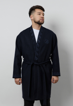 Шапан шерстяной OYU TOLQYN DARK BLUE