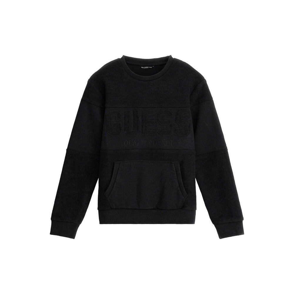 Свитшот GUESS Черный/Аппликация: махровый GUESS Мальчик