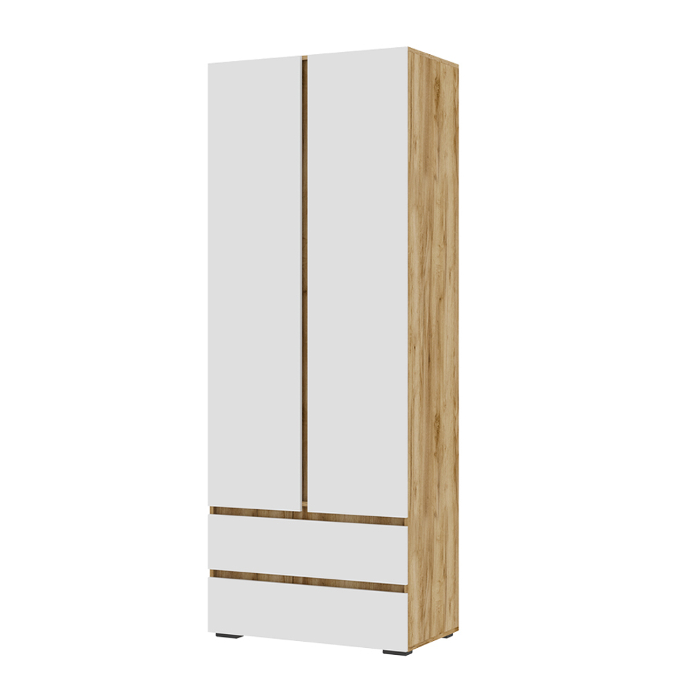 Хелен ШК 01 Шкаф 2-х дверный Крафт золотой / Белый