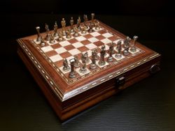 Шахматы Helena Wood Art "Илиада мини" орех антик (2811.WAL.5102.150) 4