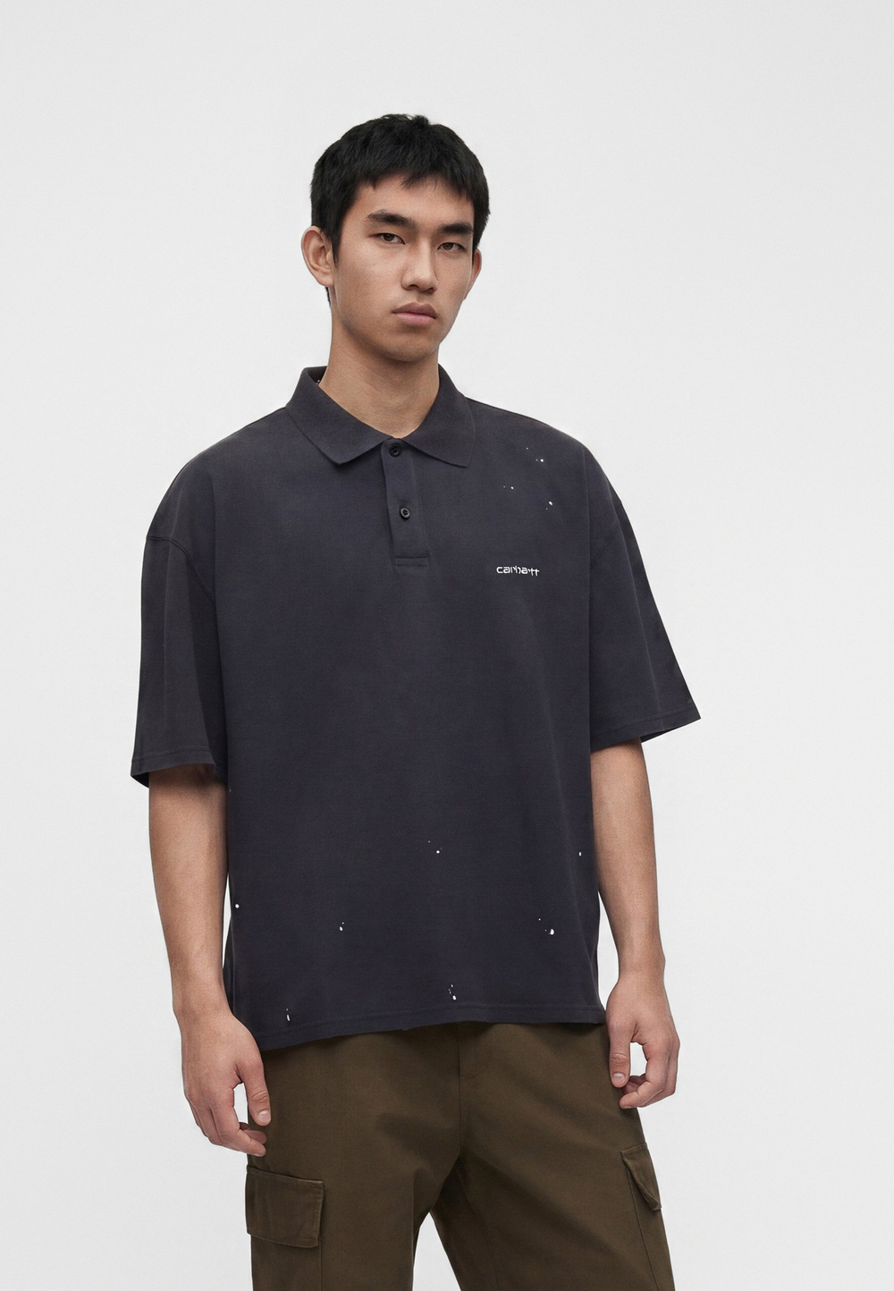 Carhartt WIP Футболка-поло - Чёрный