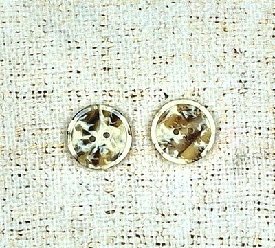 Пуговицы, d 2,5 см, бежевый